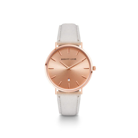 Mist Grey Suede Stellar 34 (Rose Gold)