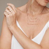 Bar Necklace (Rose Gold)