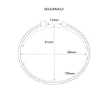 Vega Bangle (Rose Gold)
